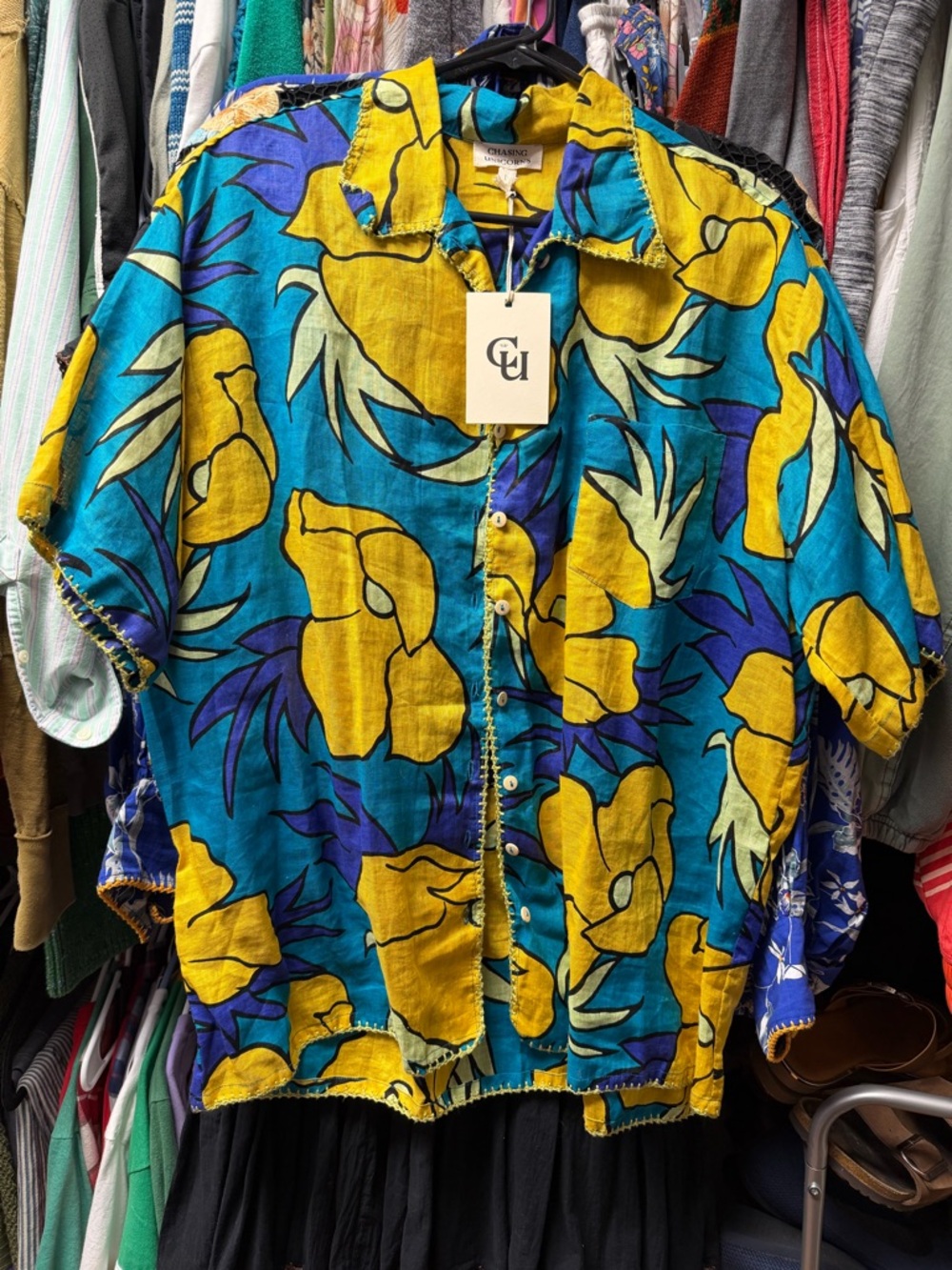Chasing Unicorns oversized shirt size Large